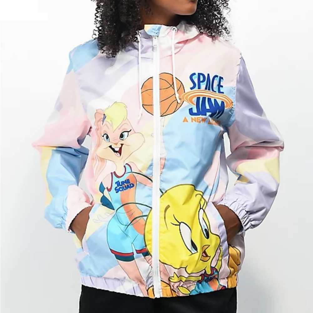 Members Only Looney Tunes Space Jam Unisex Windbreaker/Jacket-S.